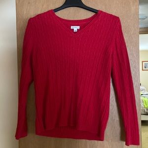 Red Croft and Barrow red sweater